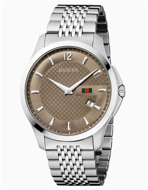 gucci silver link watch|Gucci watches clearance.